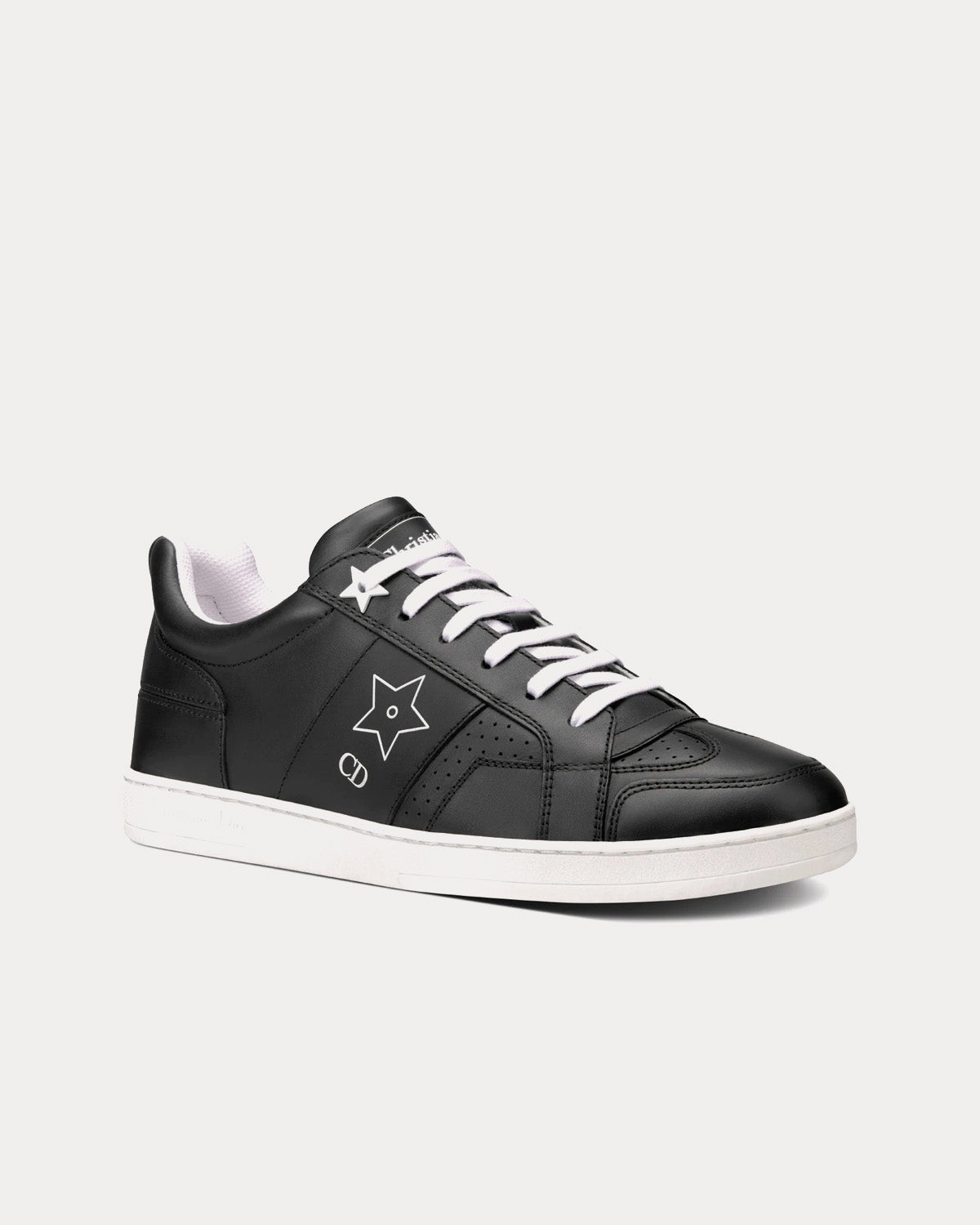Dior Star Black Calfskin Low Top Sneakers