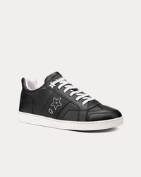 Dior Star Black Calfskin Low Top Sneakers