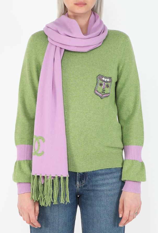 Chanel Cashmere Collegiate Sweater Set, 2007