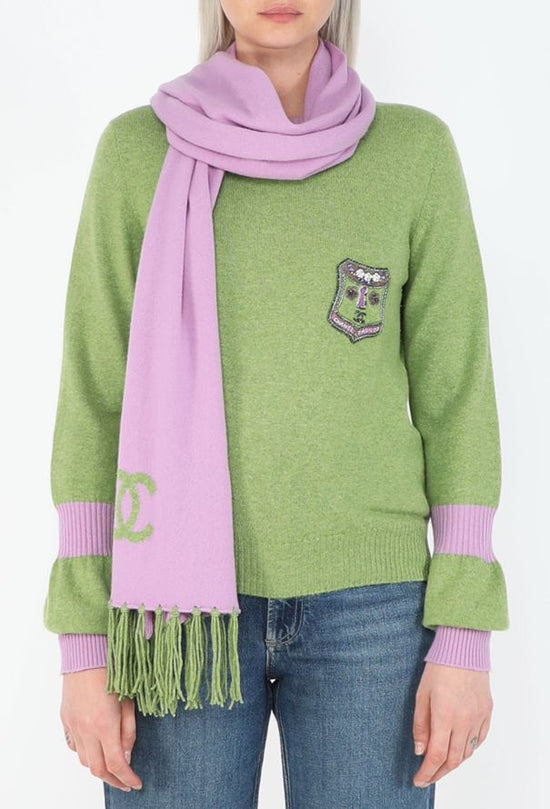 Chanel Cashmere Collegiate Sweater Set, 2007