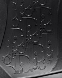 Garden Black Rubber with Dior Oblique Motif Rain Boots