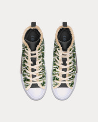 B23 Olive Dior Oblique Tapestry High Top Sneakers