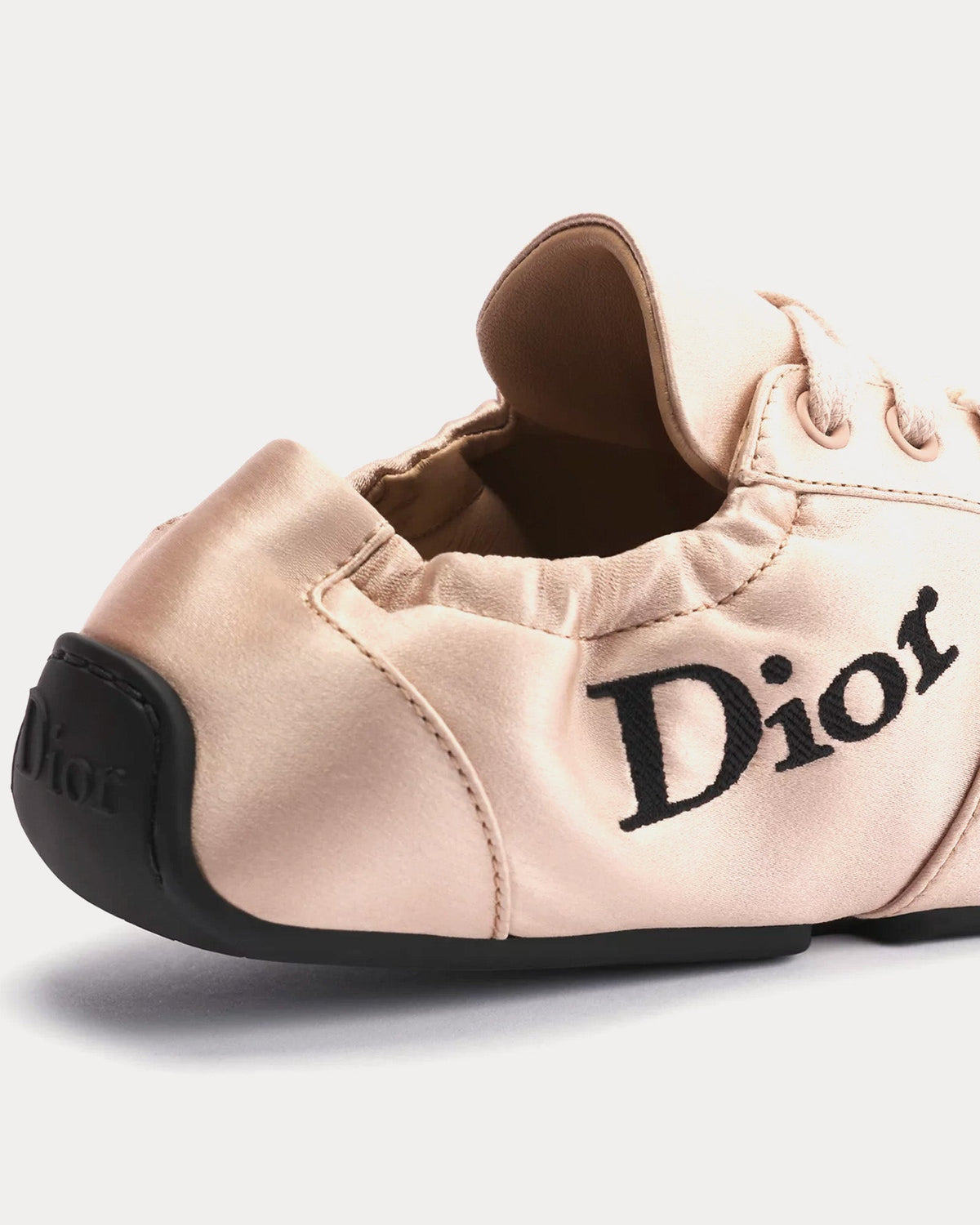 Cœur Satin Pink Beige Low Top Sneakers