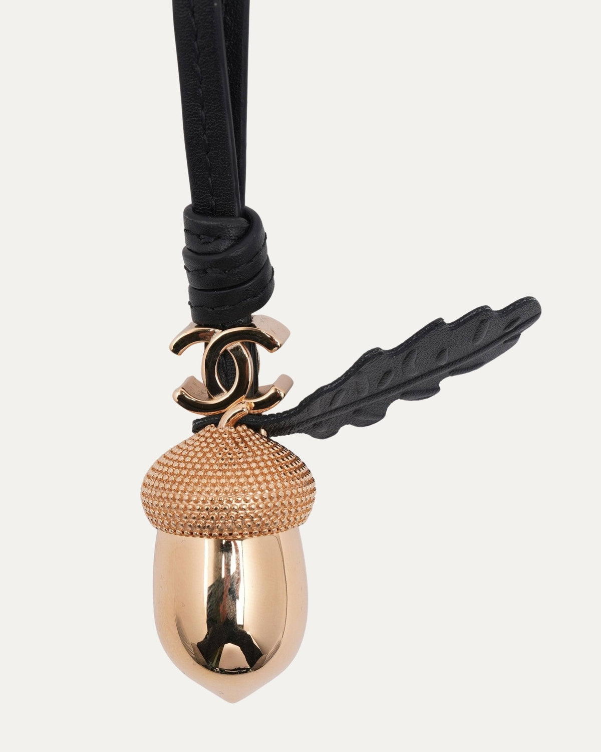Acorn Mini Bag Charm - Crown & Consign
