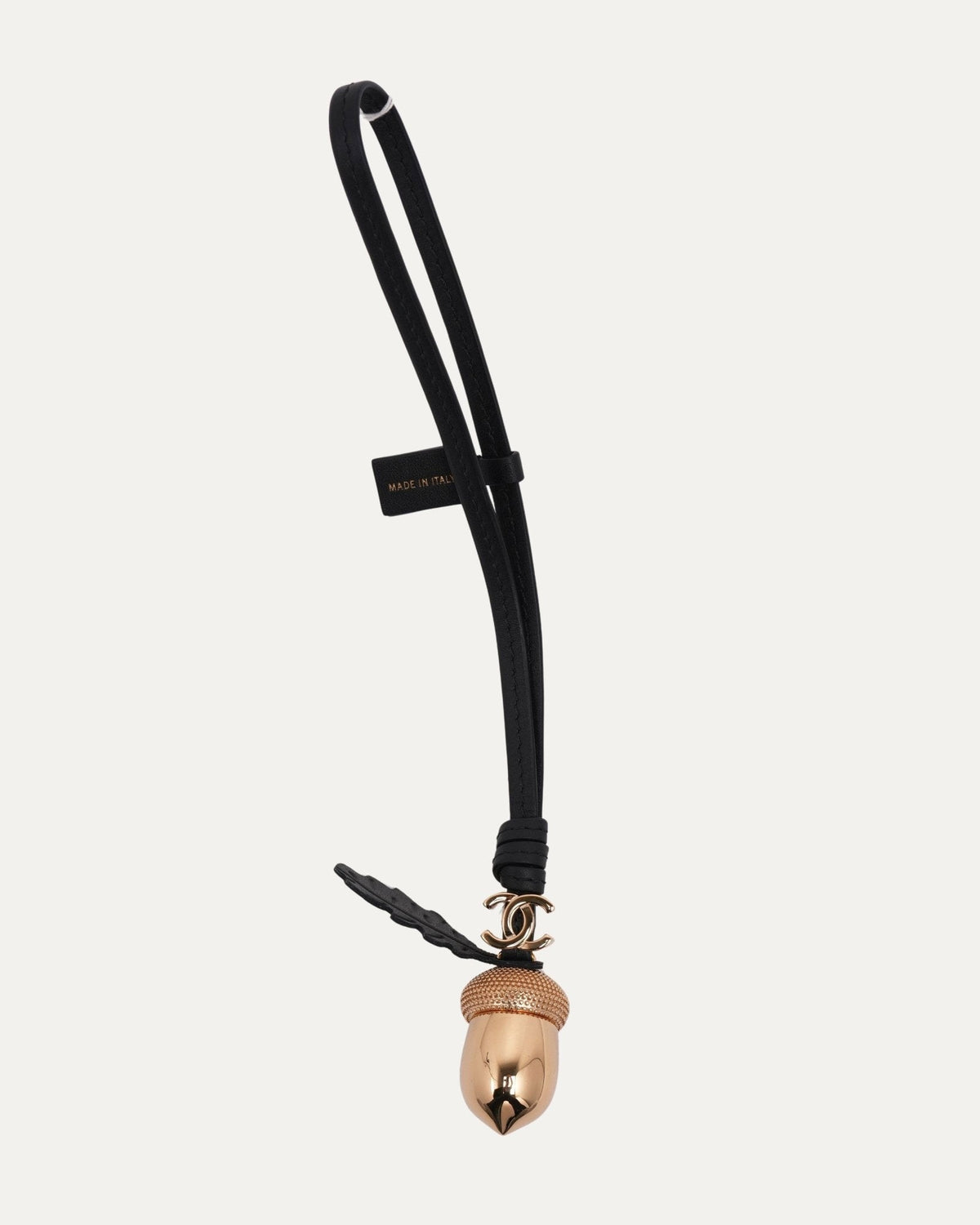 Acorn Mini Bag Charm - Crown & Consign