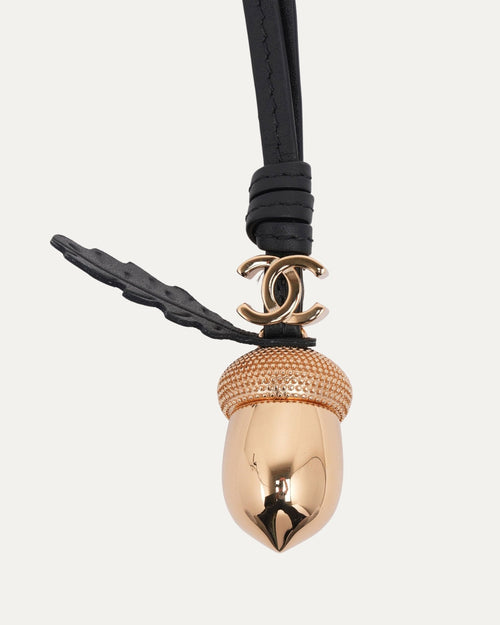 Acorn Mini Bag Charm - Crown & Consign