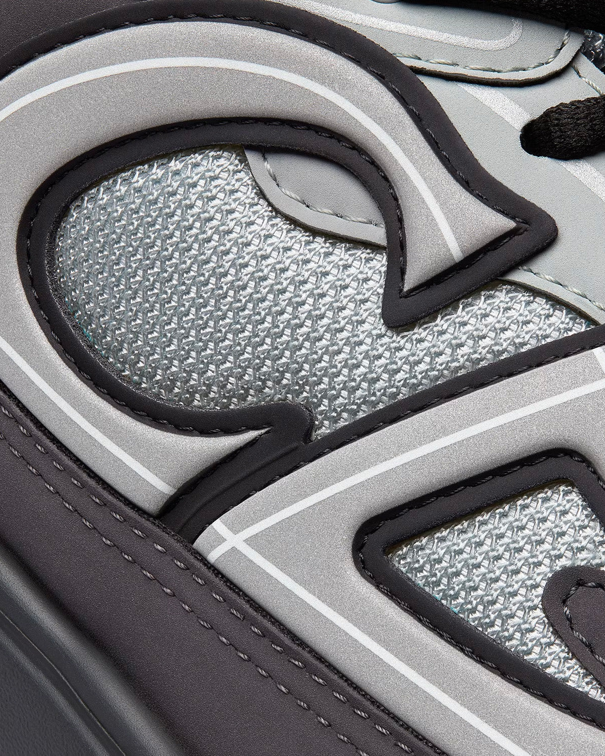 B30 Gray Mesh with Anthracite and Gray Technical Fabric Low Top Sneakers