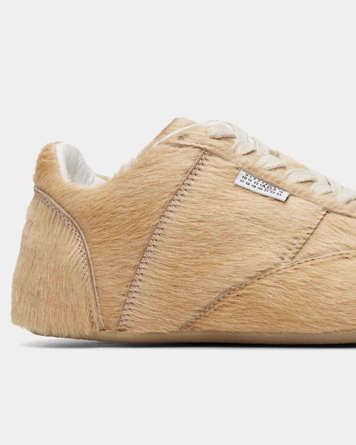 Anatomic Calf-Hair Marzipan Low Top Sneakers