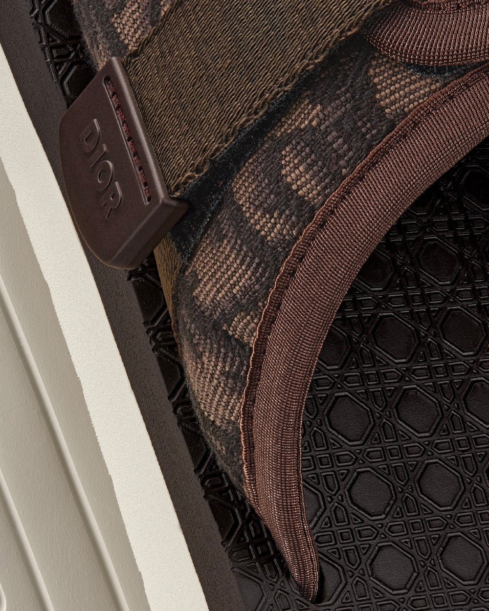 Alpha Sandal Ebony Dior Oblique Jacquard Slip Ons - Crown & Consign