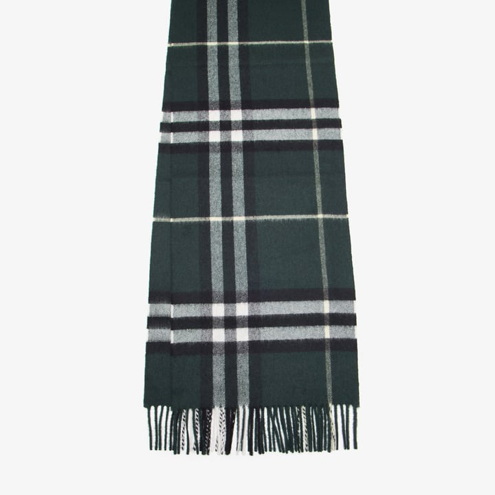 Check Cashmere Scarf