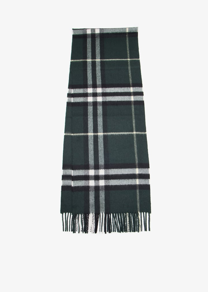 Check Cashmere Scarf