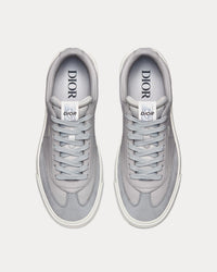 B101 Dior Gray Smooth Calfskin and Nubuck Low Top Sneakers View 2