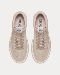B101 Greige Nubuck Calfskin Low Top Sneakers View 2