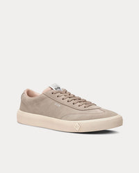 B101 Greige Nubuck Calfskin Low Top Sneakers View 3