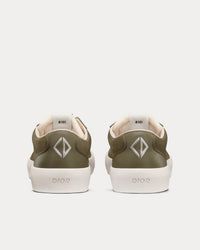 B101 Nubuck Calfskin Khaki Low Top Sneakers View 4