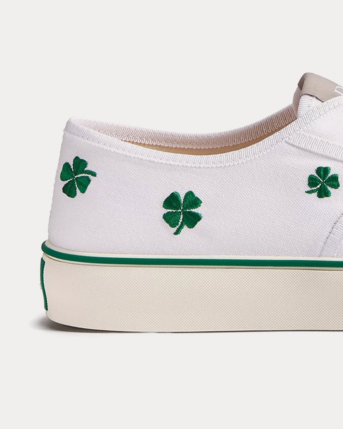 Saltwind White / Green Low Top Sneakers