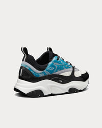 B22 Blue Reflective Low Top Sneakers View 3
