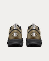 B22 Khaki and Black Technical Mesh and Khaki Calfskin Low Top Sneakers View 4