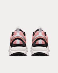 B22 Pink and White Technical Mesh with Pink and Black Calfskin Low Top Sneakers View 4
