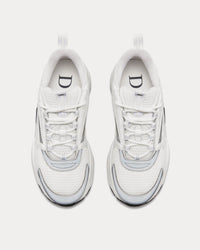 B22 Technical Mesh & Calfskin White / Silver-Tone Low Top Sneakers View 2