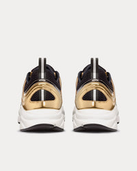 B22 Technical Mesh & Laminated Calfskin Gold-Tone / White / Black Low Top Sneakers View 4