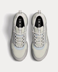 B22 Technical Mesh & Smooth Calfskin Dior Gray Low Top Sneakers View 2