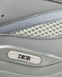 B22 Technical Mesh & Smooth Calfskin Dior Gray Low Top Sneakers View 4