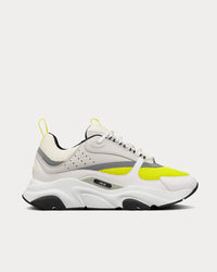 B22 White and Yellow Technical Mesh with Beige and White Smooth Calfskin Low Top Sneakers View 1