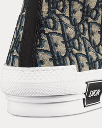 B23 Dior Oblique Jacquard Beige / Black High Top Sneakers View 2