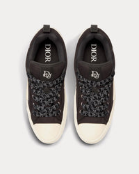 B23 Skater Black Cotton Canvas Low Top Sneakers View 2