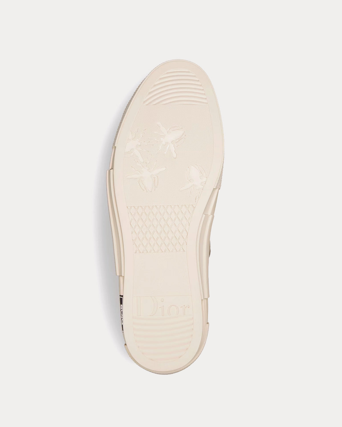B23 Beige Canvas with AsteroDior Signature High Top Sneakers