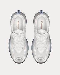 Vibe White Technical Fabric, Mesh and Rubber Low Top Sneakers