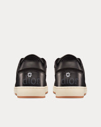 B27 Black Smooth Calfskin and Dior Oblique Galaxy Leather Low Top Sneakers View 4