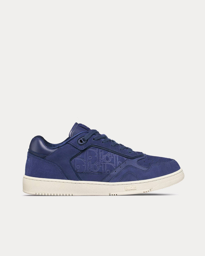 B27 Suede Navy Blue / Navy Blue Dior Gravity Low Top Sneakers - Crown & Consign