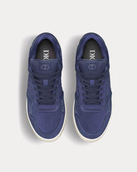 B27 Suede Navy Blue / Navy Blue Dior Gravity Low Top Sneakers View 4