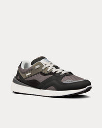 B29 Gray Technical Mesh, Black Suede and Smooth Calfskin Low Top Sneakers View 3