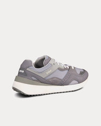 B29 Gray Technical Mesh, Suede and Smooth Calfskin Low Top Sneakers View 4