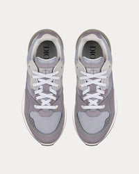 B29 Gray Technical Mesh, Suede and Smooth Calfskin Low Top Sneakers View 2