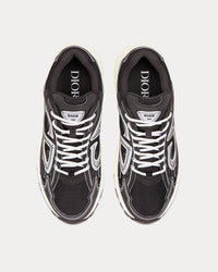 B30 Black Mesh and Technical Fabric Low Top Sneakers View 2
