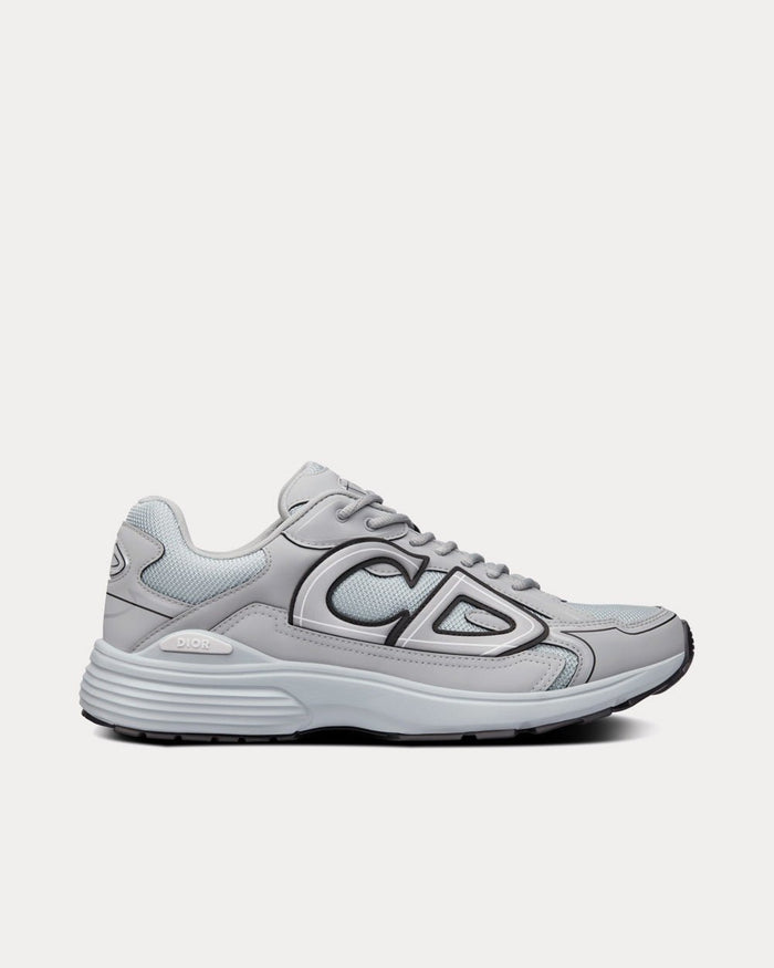 B30 Dior Gray Mesh and Technical Fabric Low Top Sneakers - Crown & Consign