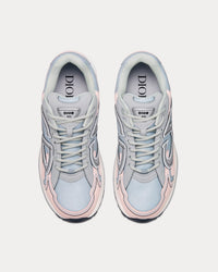 B30 Gray Mesh and Light Pink and Gray Technical Fabric Low Top Sneakers View 2