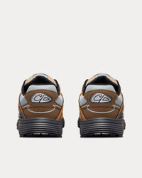 B30 Gray Mesh with Brown, Orange and Beige Technical Fabric Low Top Sneakers View 4