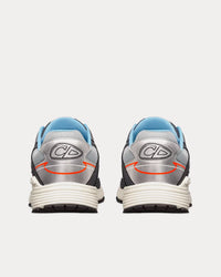 B30 Gray Mesh with Silver-Tone and Deep Gray Technical Fabric Low Top Sneakers View 4