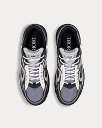 B30 Mesh & Technical Fabric Blue / Gray / White / Black Low Top Sneakers View 2