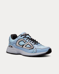 B30 Mesh & Technical Fabric Blue Low Top Sneakers View 3