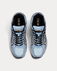 B30 Mesh & Technical Fabric Blue Low Top Sneakers View 2