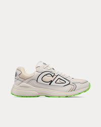 B30 Mesh & Technical Fabric Cream Low Top Sneakers View 1