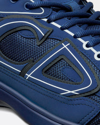 B30 Mesh & Technical Fabric Deep Blue Low Top Sneakers View 4
