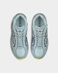 B30 Mesh & Technical Fabric Low Top Sneakers - Blue View 2