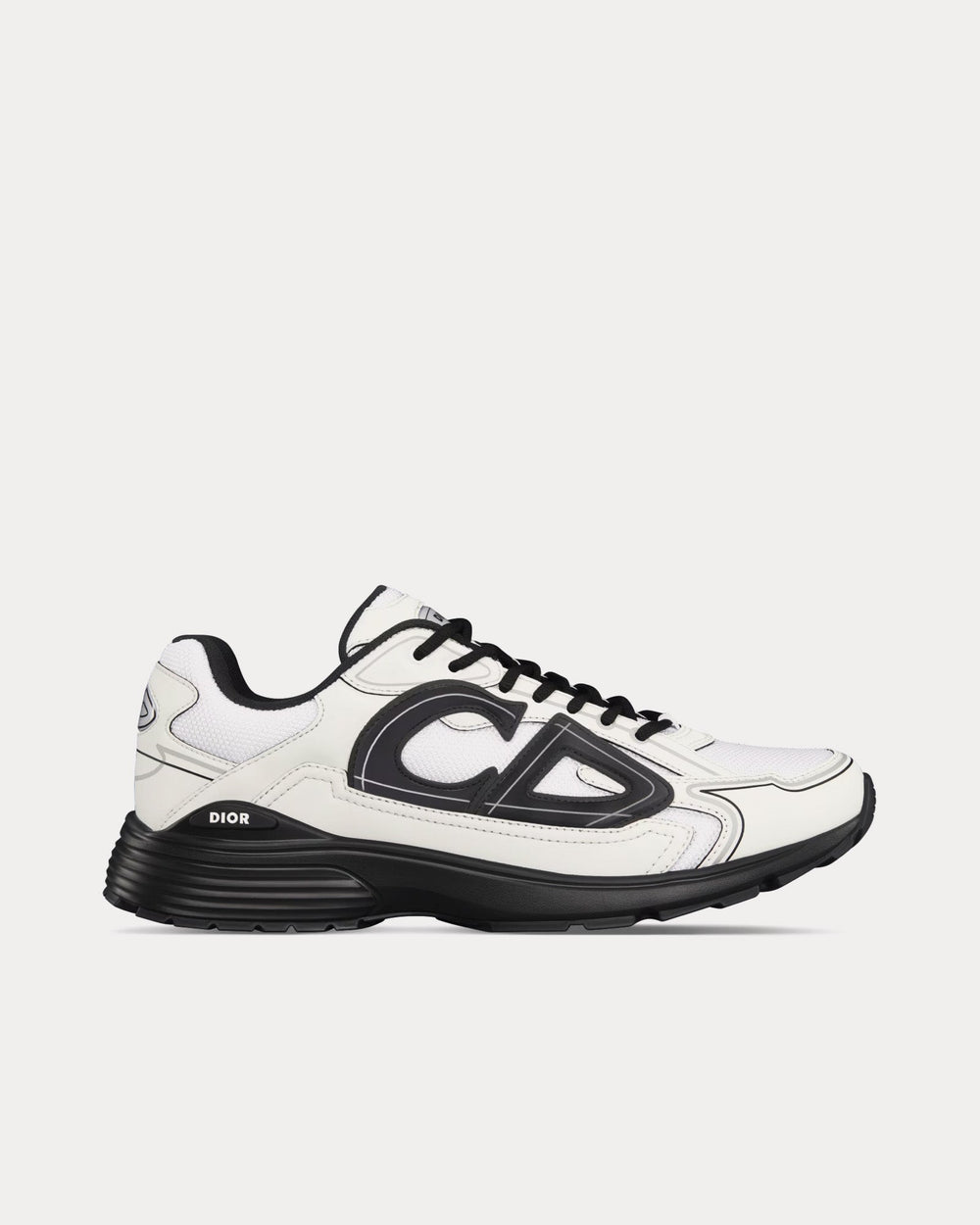 B30 Mesh & Technical Fabric White Low Top Sneakers